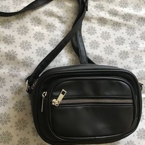 Black Leather Purse